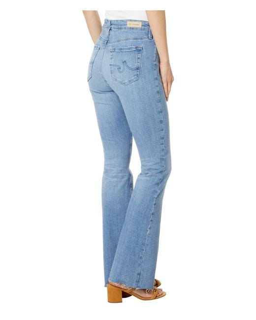 AG Jeans Blue Farrah High Rise Bootcut Jeans