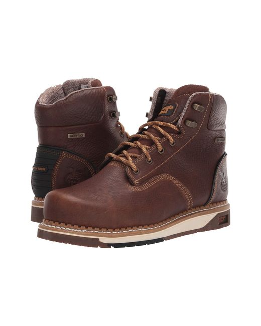georgia boots 6 inch wedge
