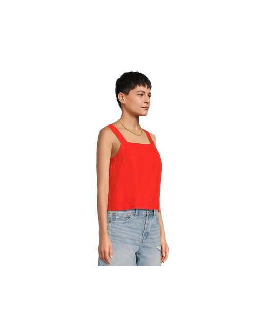 Madewell Red Shania Top