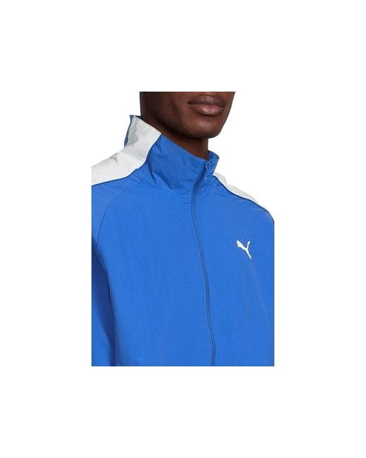 PUMA Blue T7 Oversized Track Jacket Jacket, Nylon for men