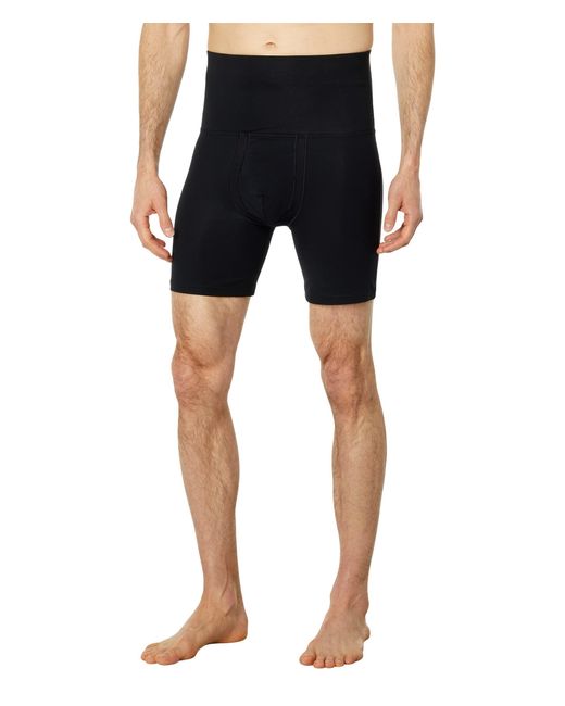 Spanx Shaping Cotton Boxer Brief in Blue for Men Lyst