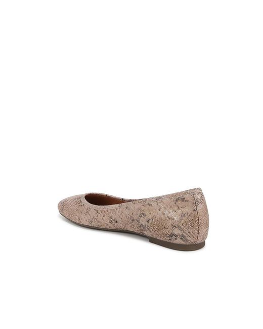 Vionic Brown Orinda Skimmers (Rose Leather) Flat Shoes