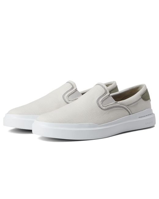 Cole Haan Grandpro Rally Canvas Slip-on in Gray for Men | Lyst
