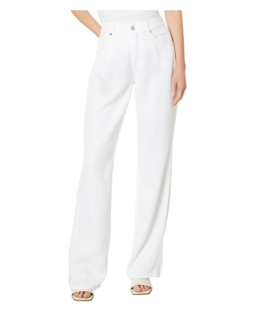 7 For All Mankind White Tess Trouser