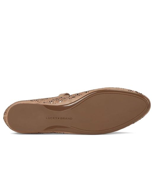Lucky Brand Brown Cyrena2 Flat Shoes 6.5 B