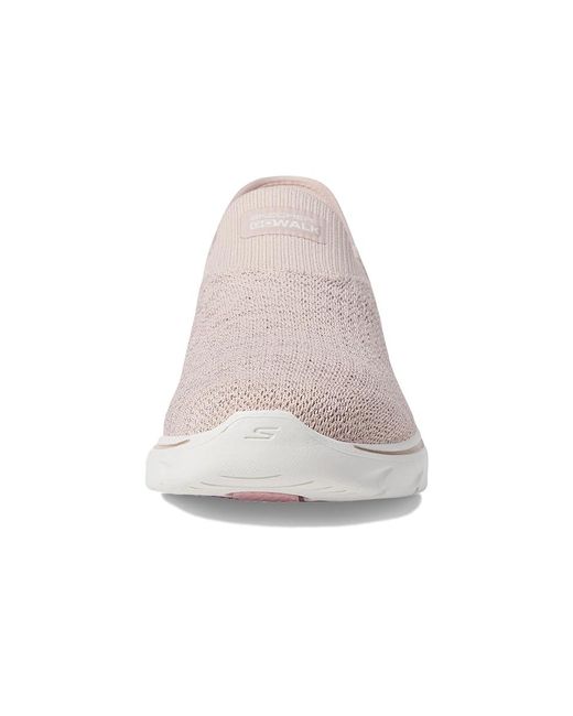 Skechers Pink Go Walk 7 Springtime Hands Free Slip-Ins (Light) Shoes