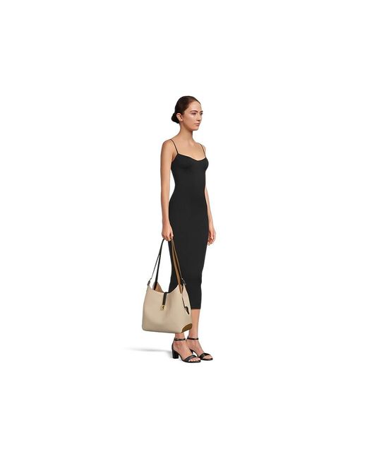 Kate Spade Black Deco Colorblocked Pebbled Leather Large Shoulder Bag (Milk Glass Multi) Shoulder Handbags