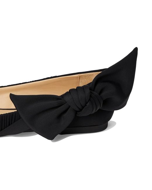 Badgley Mischka Black Valyn Slippers, Silk