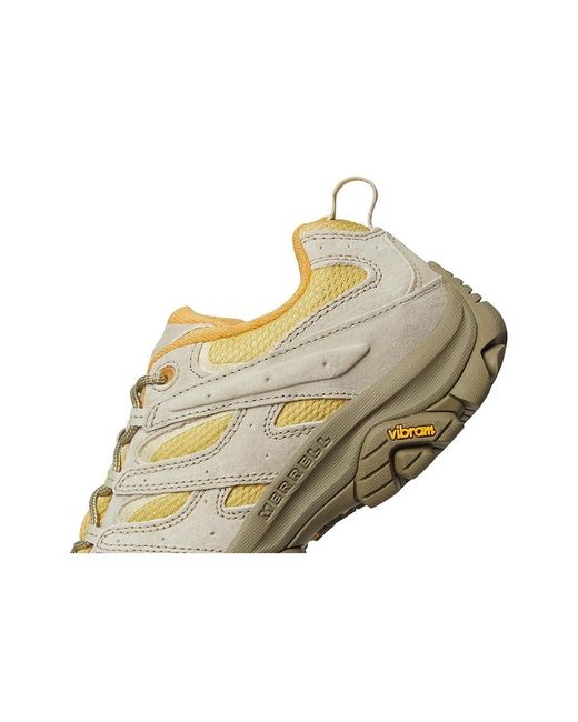 Merrell Metallic Moab 3 Shoes, Leather/Suede/Textile for men