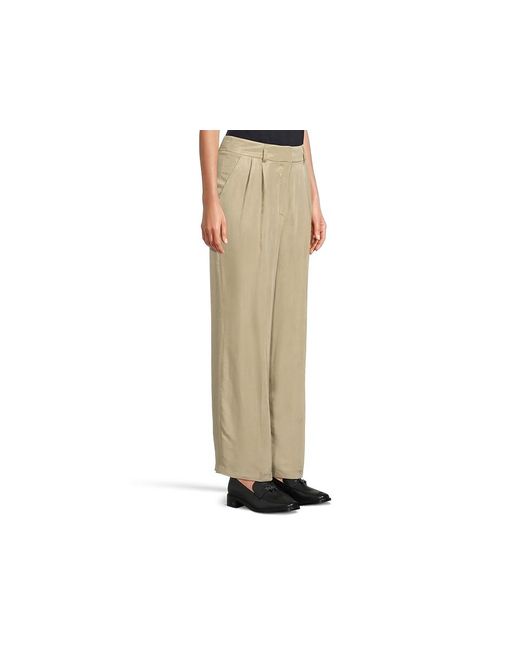 AllSaints Black Averie Ten Trouser Dress Pants Uk 8 (Us 4) Lyocell/Modal