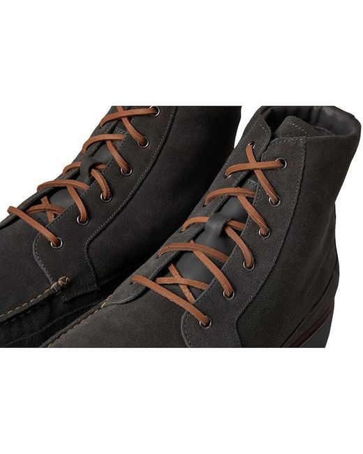 Cole Haan Black Muir Moc Tall Boots Boots Raven Suede/Raven Waterproof 10.5 D for men