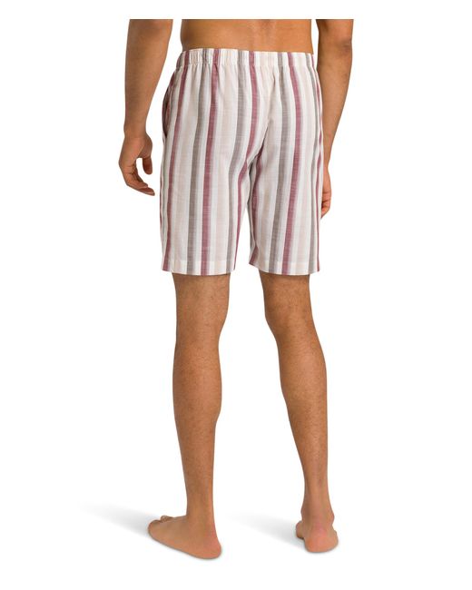 Hanro White Night Day Woven Shorts for men