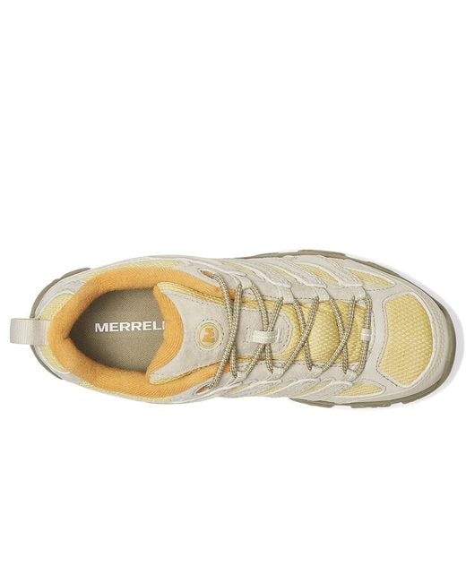 Merrell Metallic Moab 3 Shoes, Leather/Suede/Textile for men