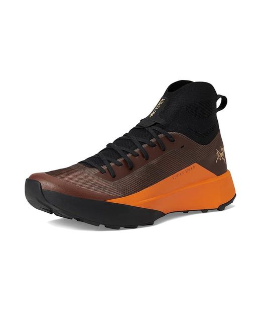 Arc'teryx Black Vertex Speed Climbing Shoes Ginger/Verve 12 D for men