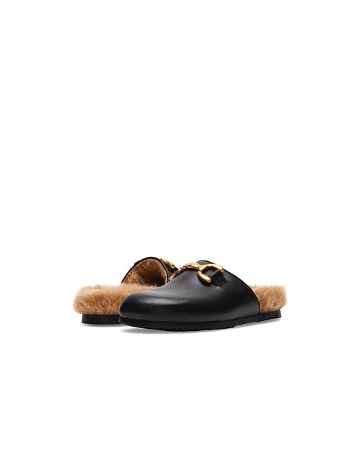 Steve Madden Black Masin Slippers