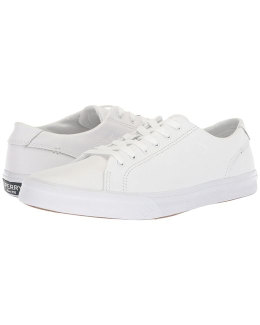 sperry top sider white leather
