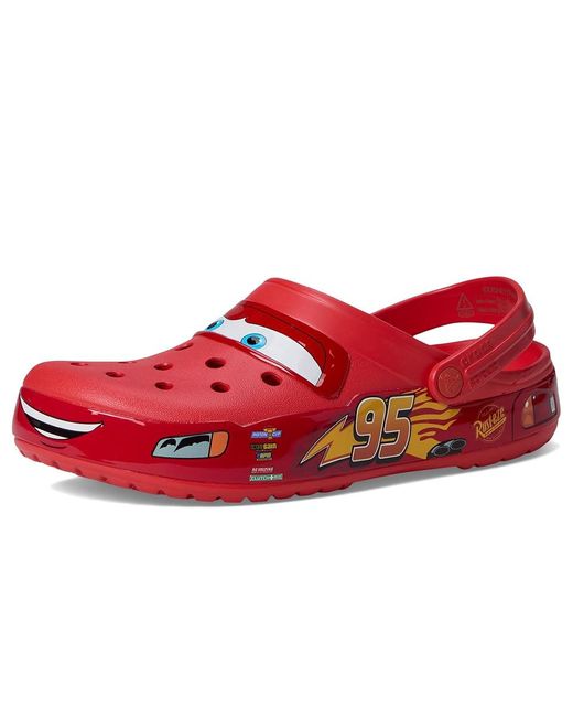 CROCSTM Red Disney Pixar Cars Lightning Mcqueen Clogs Shoes 6