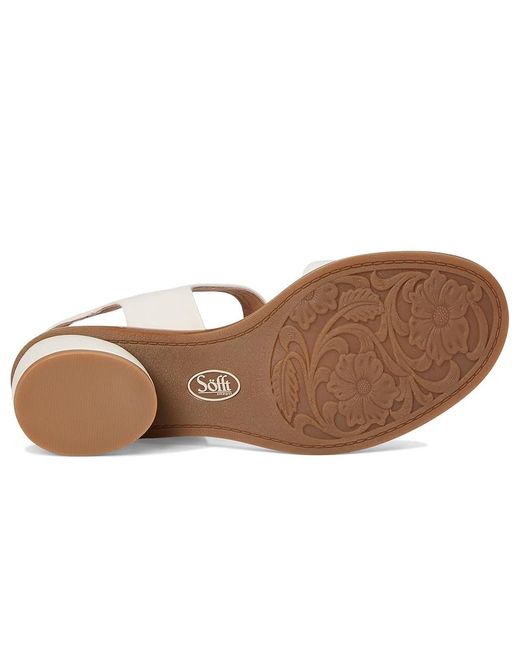 Söfft Metallic Chevonne Sandals 7.5 M (B) Leather