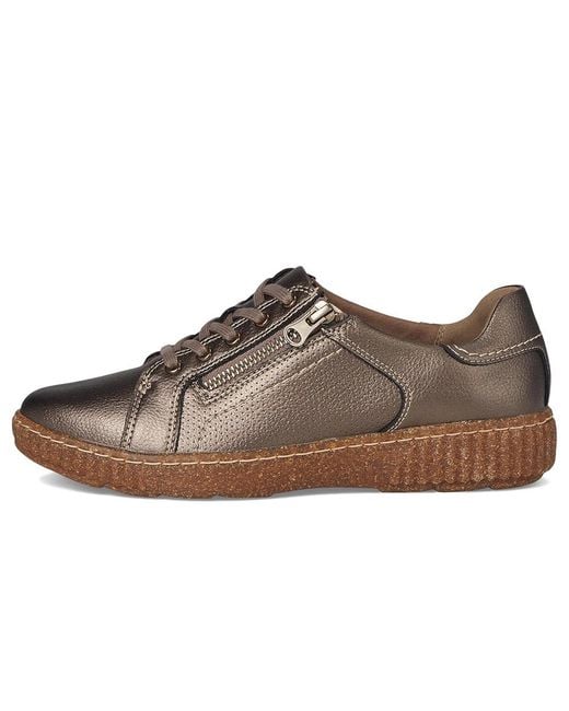 Clarks Brown Caroline Janna ( Metallic) Shoes