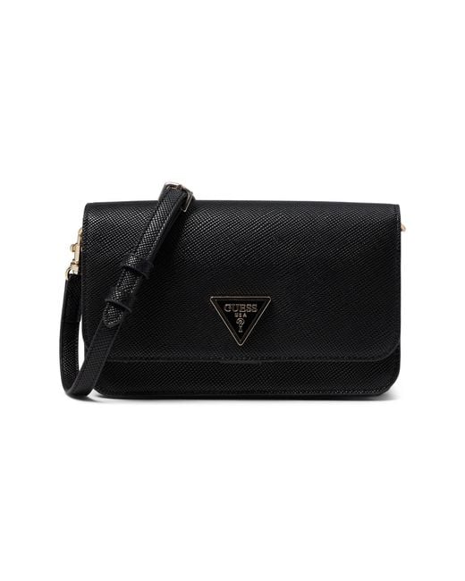 Guess Noelle Crossbody Flap Organizer in Black Lyst
