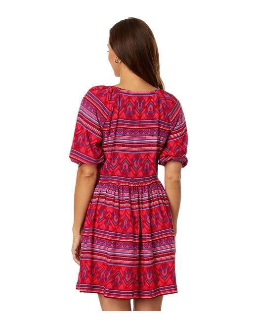 Wrangler Retro Americana Dress in Red | Lyst