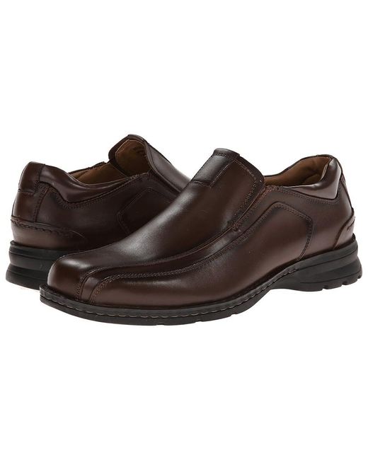 Dockers Black Agent Bike Toe Slip On Shoes 7 D for men