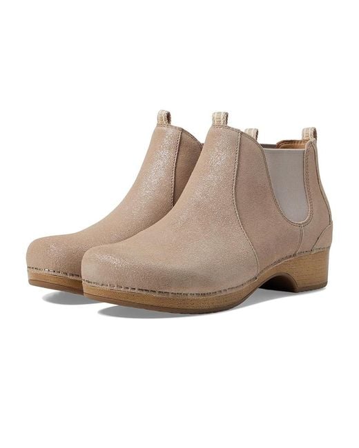 Dansko Brown Becka (Champagne Suede) Boots