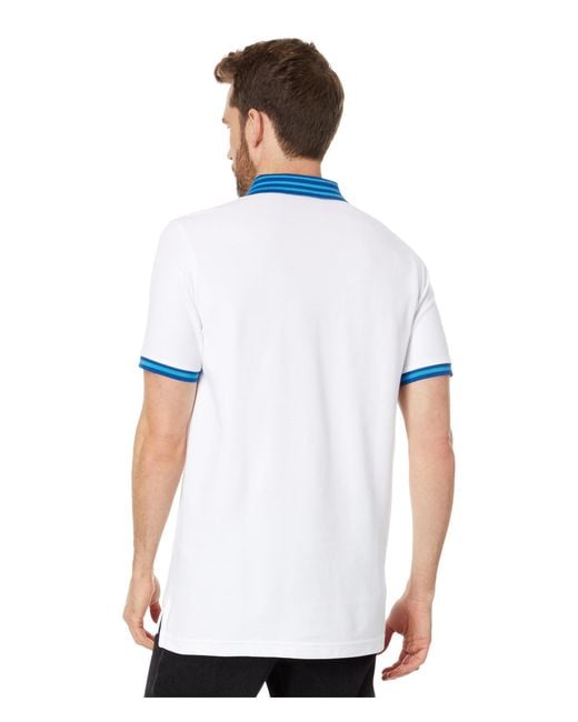 Psycho Bunny Norris Pique Polo in White for Men | Lyst