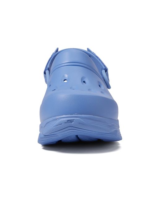 Skechers Blue Foamies Max Cushionin With Removable Strap