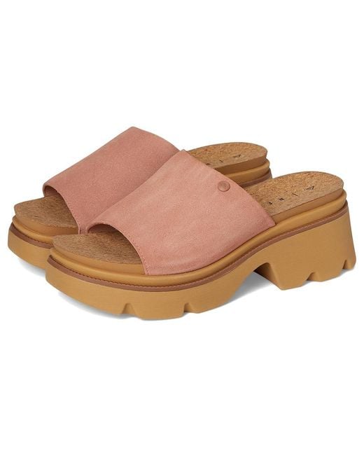 Reef Purple Vista Luxe Evie Wedge Shoes 8 B