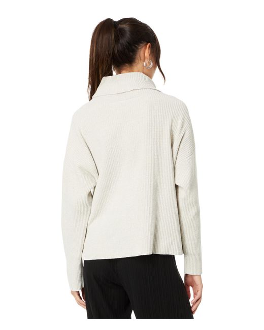 Eileen Fisher Turtle Neck in Natural Lyst