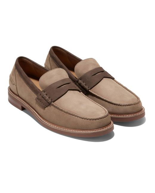 Cole Haan Brown American Classics Pinch Penny Loafer for men