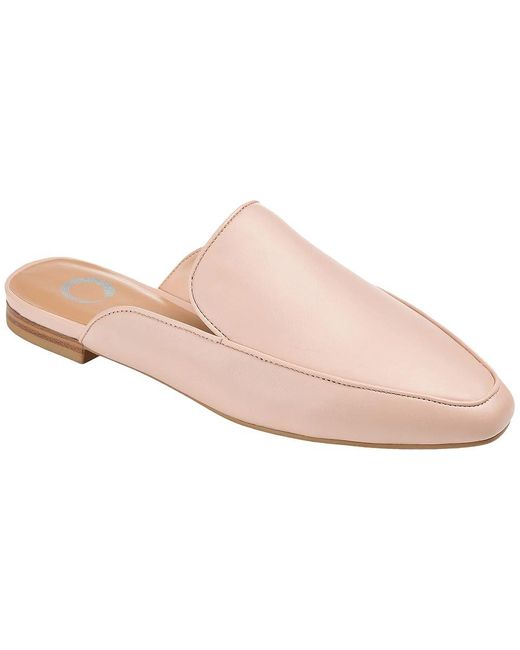 Journee Collection Black Akza Mule Shoes, Faux Leather
