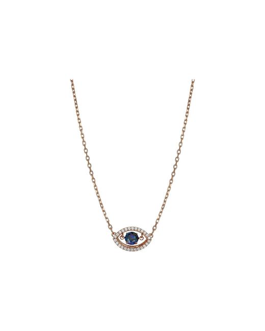 Swarovski Luckily Evil Eye Necklace in Blue | Lyst