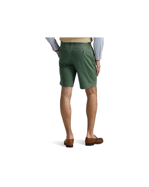 Polo Ralph Lauren Black Classic Fit Stretch Chino Short Shorts, Cotton/Twill/Elastane for men