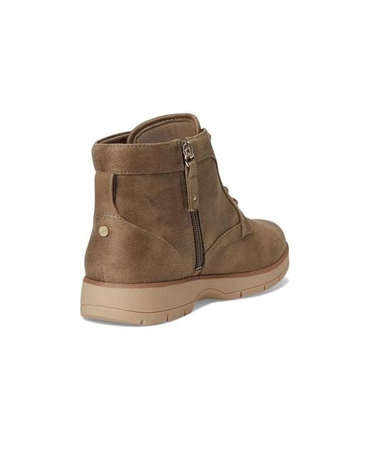 Dr. Scholls Brown Northstar Lace-Up Short Boots Boots, Synthetic