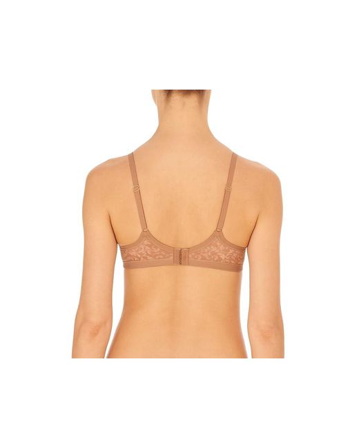 Natori Black Sheer Illusion Contour Underwire (Buff/Light Mocha) Bra