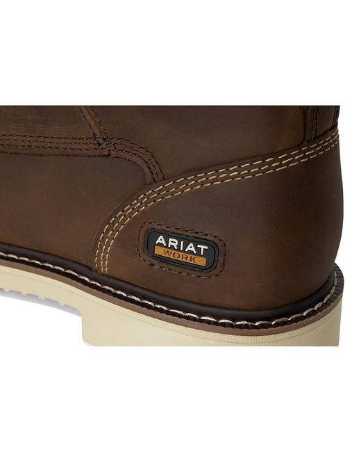 Ariat Brown Rebar Lift Waterproof Composite Toe Work Boots Work Boots 9.5 B