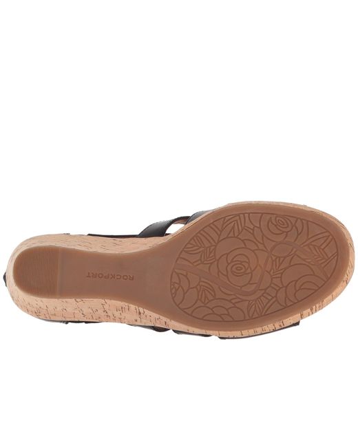 rockport briah gladiator wedge sandal