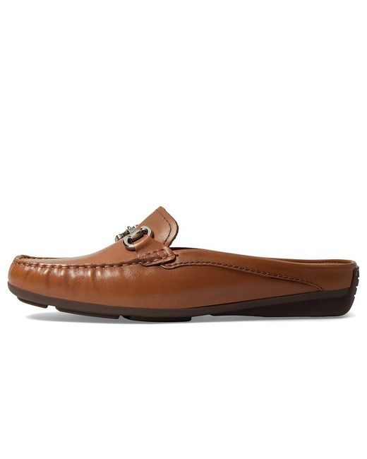 Marc Joseph New York Brown Ocean Drive Mule ( Burnished Nappa) Shoes