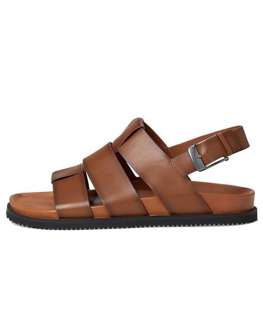 Allen Edmonds Brown Damien Fisherman Sandals Sandals 9 D (M) Suede for men