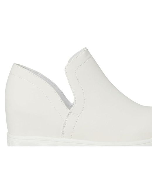 Journee Collection White Cardi Shoes, Faux Leather