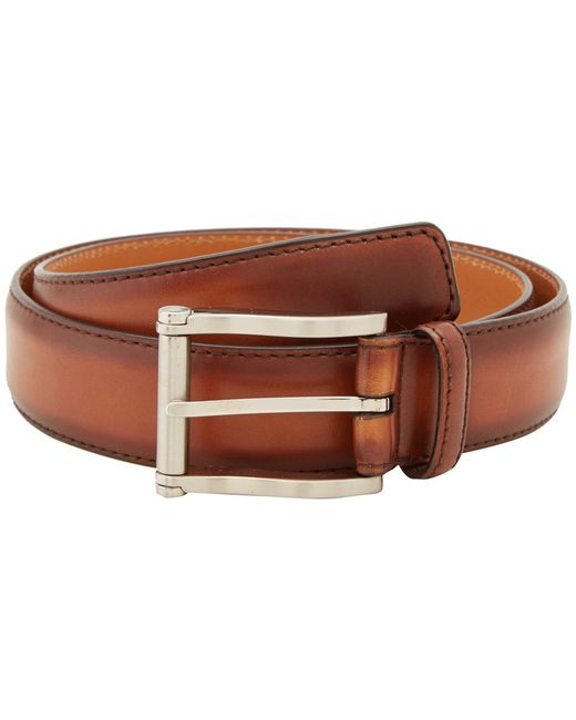 cognac shoes and belt
