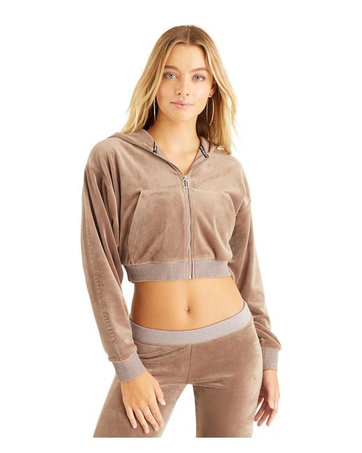 Juicy cropped shop hoodie