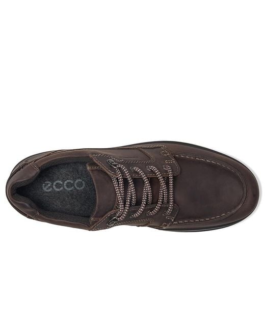 Ecco Black Rugged Track Moc Toe Low Waterproof Hiking Shoe Shoes Eu 43 (Us 9-9.5) D for men
