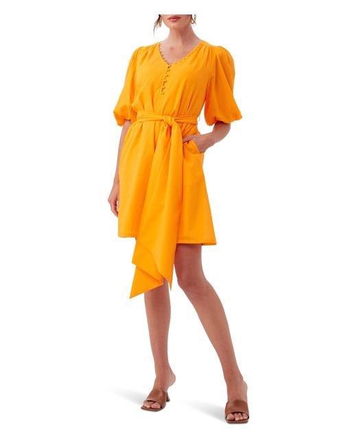 Trina Turk Orange Malina Dress