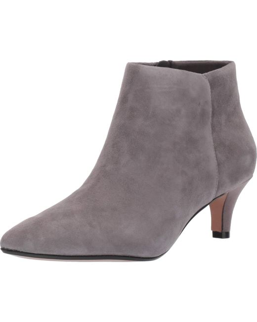 clarks linvale sea suede bootie