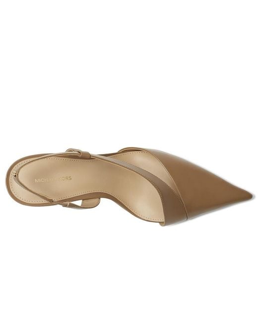 MICHAEL Michael Kors Black Jaida Pump High Heels, Leather/Rubber