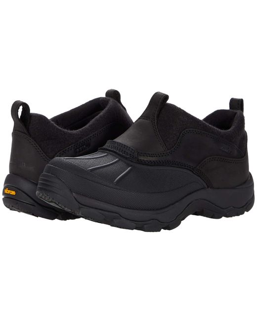 L.L. Bean Storm Chaser Slip-on Shoes With Arctic Grip in Black | Lyst