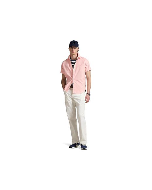 Polo Ralph Lauren Pink Classic Fit Oxford Shirt Clothing for men